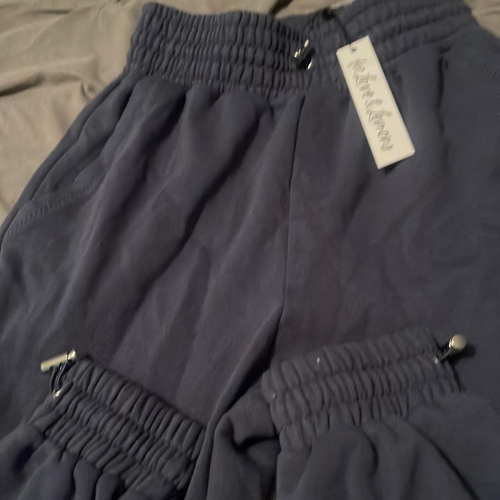 XXS for love and lemons navy blue sweatpants